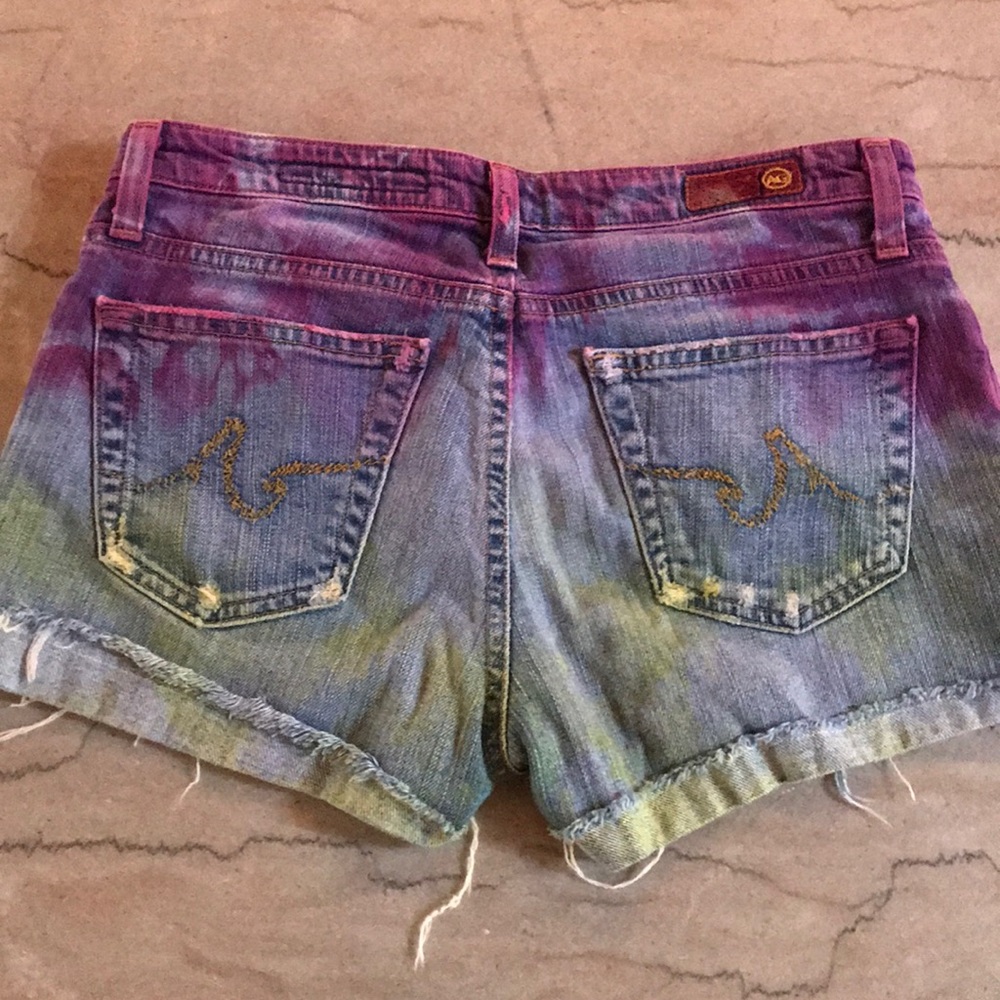 WOMENS AG ADRIANO GOLDSCHMIED DENIM SHORTS SIZE 27